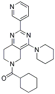 CYCLOHEXYL-(4-PIPERIDIN-1-YL-2-PYRIDIN-3-YL-7,8-DIHYDRO-5H-PYRIDO[4,3-D]PYRIMIDIN-6-YL)-METHANONE Struktur