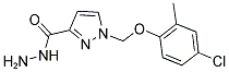 1-(4-CHLORO-2-METHYL-PHENOXYMETHYL)-1 H-PYRAZOLE-3-CARBOXYLIC ACID HYDRAZIDE Struktur