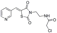 2-CHLORO-N-[2-(2,4-DIOXO-5-PYRIDIN-3-YLMETHYLENE-THIAZOLIDIN-3-YL)-ETHYL]-ACETAMIDE Struktur