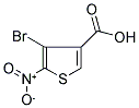 4-BROMO-5-NITRO-3-THIOPHENECARBOXYLIC ACID Struktur