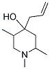 4-PIPERIDINOL, 1,2,5-TRIMETHYL-4-(2-PROPENYL)- Struktur