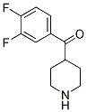 (3,4-DIFLUORO-PHENYL)-PIPERIDIN-4-YL-METHANONE Struktur