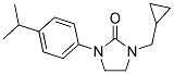 1-(CYCLOPROPYLMETHYL)-3-(4-ISOPROPYLPHENYL)IMIDAZOLIDIN-2-ONE Struktur