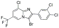 3-BROMO-8-CHLORO-2-(3,4-DICHLOROPHENYL)-6-(TRIFLUOROMETHYL)IMIDAZO[1,2-A]PYRIDINE Struktur