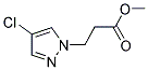 3-(4-CHLORO-PYRAZOL-1-YL)-PROPIONIC ACID METHYL ESTER Struktur