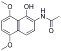 N-(1-HYDROXY-5,8-DIMETHOXY-2-NAPHTHYL)ACETAMIDE Struktur