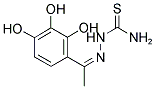 (1Z)-1-(2,3,4-TRIHYDROXYPHENYL)ETHAN-1-ONE THIOSEMICARBAZONE Struktur