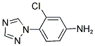 3-CHLORO-4-[1,2,4]TRIAZOL-1-YL-PHENYLAMINE Struktur