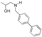 1-((1,1'-BIPHENYL-4-YLMETHYL)AMINO)PROPAN-2-OL Struktur