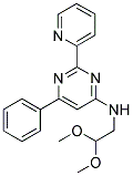 N-(2,2-DIMETHOXYETHYL)-6-PHENYL-2-PYRIDIN-2-YLPYRIMIDIN-4-AMINE Struktur