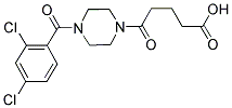 5-[4-(2,4-DICHLOROBENZOYL)PIPERAZIN-1-YL]-5-OXOPENTANOIC ACID Struktur