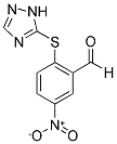 5-NITRO-2-(2H-[1,2,4]TRIAZOL-3-YLSULFANYL)-BENZALDEHYDE Struktur