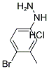 (4-BROMO-3-METHYLPHENYL)HYDRAZINE HYDROCHLORIDE Struktur