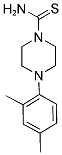 4-(2,4-DIMETHYLPHENYL)PIPERAZINE-1-CARBOTHIOAMIDE Struktur