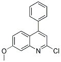 2-CHLORO-7-METHOXY-4-PHENYLQUINOLINE Struktur