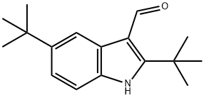 2,5-DI-TERT-BUTYL-1H-INDOLE-3-CARBALDEHYDE Struktur