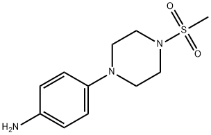 4-(4-METHANESULFONYL-PIPERAZIN-1-YL)-PHENYLAMINE Struktur