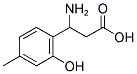 3-AMINO-3-(2-HYDROXY-4-METHYL-PHENYL)-PROPIONIC ACID Struktur