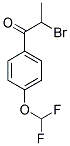 2-BROMO-1-(4-DIFLUOROMETHOXY-PHENYL)-PROPAN-1-ONE Struktur