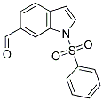 1-PHENYLSULFONYLINDOLE-6-CARBOXALDEHYDE Struktur