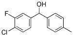 4-CHLORO-3-FLUORO-4'-METHYLBENZHYDROL Struktur