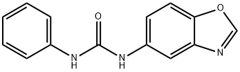 N-(1,3-BENZOXAZOL-5-YL)-N'-PHENYLUREA Struktur