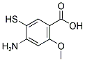 2-METHOXY-4-AMINO-5-MERCAPTOBENZOIC ACID Struktur