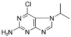 2-AMINO-6-CHLORO-7-ISOPROPYLPURINE Struktur