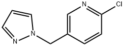 2-CHLORO-5-(1H-PYRAZOL-1-YLMETHYL)PYRIDINE Struktur