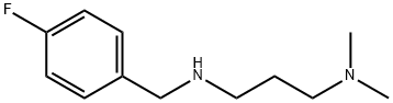 N'-(4-FLUORO-BENZYL)-N,N-DIMETHYL-PROPANE-1,3-DIAMINE Struktur