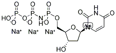 2'-DEOXY-URIDINE-5'-[(ALPHA,BETA)-IMIDO]TRIPHOSPHATE, SODIUM SALT Struktur