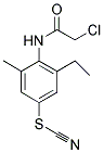 4-[(CHLOROACETYL)AMINO]-3-ETHYL-5-METHYLPHENYL THIOCYANATE Struktur