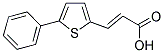 (2E)-3-(5-PHENYLTHIEN-2-YL)ACRYLIC ACID Struktur