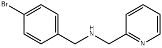 1-(4-BROMOPHENYL)-N-(PYRIDIN-2-YLMETHYL)METHANAMINE Struktur