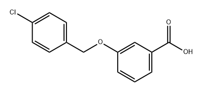 3-[(4-CHLOROBENZYL)OXY]BENZOIC ACID Struktur