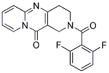 2-(2,6-DIFLUOROBENZOYL)-1,2,3,4-TETRAHYDRO-11H-DIPYRIDO[1,2-A:4',3'-D]PYRIMIDIN-11-ONE Struktur