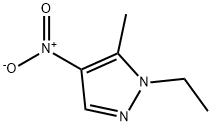 1-ETHYL-5-METHYL-4-NITRO-1H-PYRAZOLE Struktur