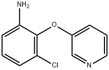 3-CHLORO-2-(PYRIDIN-3-YLOXY)-PHENYLAMINE Struktur