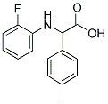 (2-FLUORO-PHENYLAMINO)-P-TOLYL-ACETIC ACID Struktur