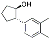 TRANS-2-(3,4-DIMETHYLPHENYL)CYCLOPENTANOL Struktur