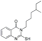 2-MERCAPTO-3-(5-METHYL-HEPTYL)-3H-QUINAZOLIN-4-ONE Struktur