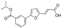 (2E)-3-(5-[3-(ISOPROPOXYCARBONYL)PHENYL]-2-FURYL)ACRYLIC ACID Struktur