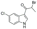 2-BROMO-1-(5-CHLORO-1H-INDOL-3-YL)-PROPAN-1-ONE Struktur