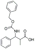 3-BENZYLOXYCARBONYLAMINO-2-METHYL-3-PHENYL-PROPIONIC ACID Struktur