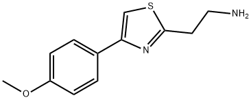 2-[4-(4-METHOXY-PHENYL)-THIAZOL-2-YL]-ETHYLAMINE Struktur