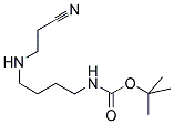 [4-(2-CYANO-ETHYLAMINO)-BUTYL]-CARBAMIC ACID T-BUTYL ESTER Struktur