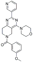 (3-METHOXY-PHENYL)-(4-MORPHOLIN-4-YL-2-PYRIDIN-3-YL-7,8-DIHYDRO-5H-PYRIDO[4,3-D]PYRIMIDIN-6-YL)-METHANONE Struktur