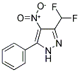 3-DIFLUOROMETHYL-4-NITRO-5-PHENYLPYRAZOLE Struktur