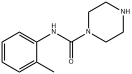 PIPERAZINE-1-CARBOXYLIC ACID O-TOLYLAMIDE Struktur