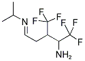 4-AMINO-1-ISOPROPYLIMINO-4,4,4-TRIFLUORO-3-TRIFLUOROMETHYLPENTANE Struktur